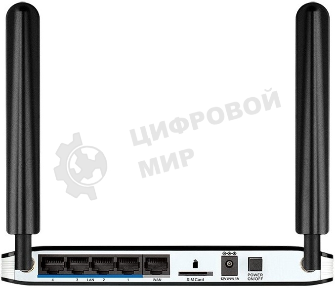 Роутер Wireless N300 LTE Router with 1 USIM/SIM Slot, 1 10/100Base-TX WAN port, 4 10/100Base-TX LAN ports. 802.11b/g/n compatible, 802.11n up to 300Mbps,1 10/100Base-TX WAN port, 4 10/100Base-TX LAN ports, NAT, DHCP server/relay