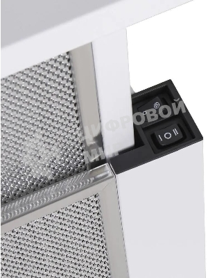 Вытяжка встраиваемая Maunfeld VS Light 60 белый, 60 см, 520 куб. м/ч, 56 дБ