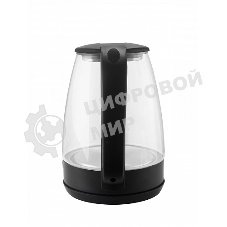 Электрочайник Blackton Bt KT100G черный, 1.7 л, 1500 Вт, скрытый нагревательный элемент
