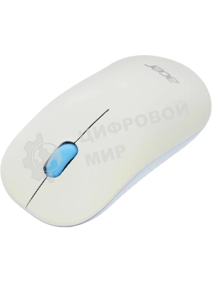 Мышь беспроводная Acer OMR205 белый/голубой, 1200 dpi, радиоканал, USB, кнопки - 3