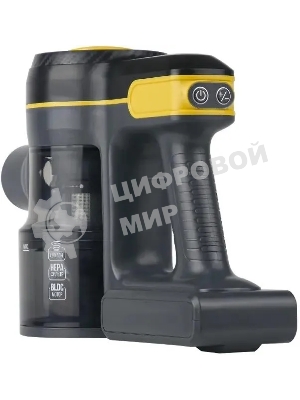 Пылесос вертикальный Centek CT-2573 черный/желтый, питание от аккумулятора, 215 Вт, уборка сухая, пылесборник 0.8 л, работа от АКБ max 45 мин