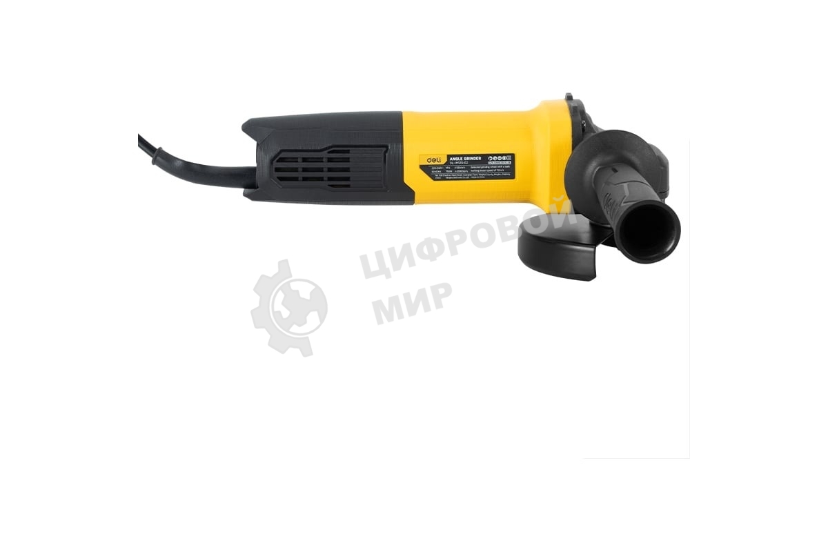 Угловая шлифовальная машина Deli DL-JM125-E2 (750Вт, 125мм, 12000об/мин, картон)