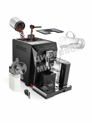 Кофемашина DeLonghi ECAM 44 660 B черный, исп. кофе - зерновой/молотый, 2 л, 1450 Вт, 15 бар
