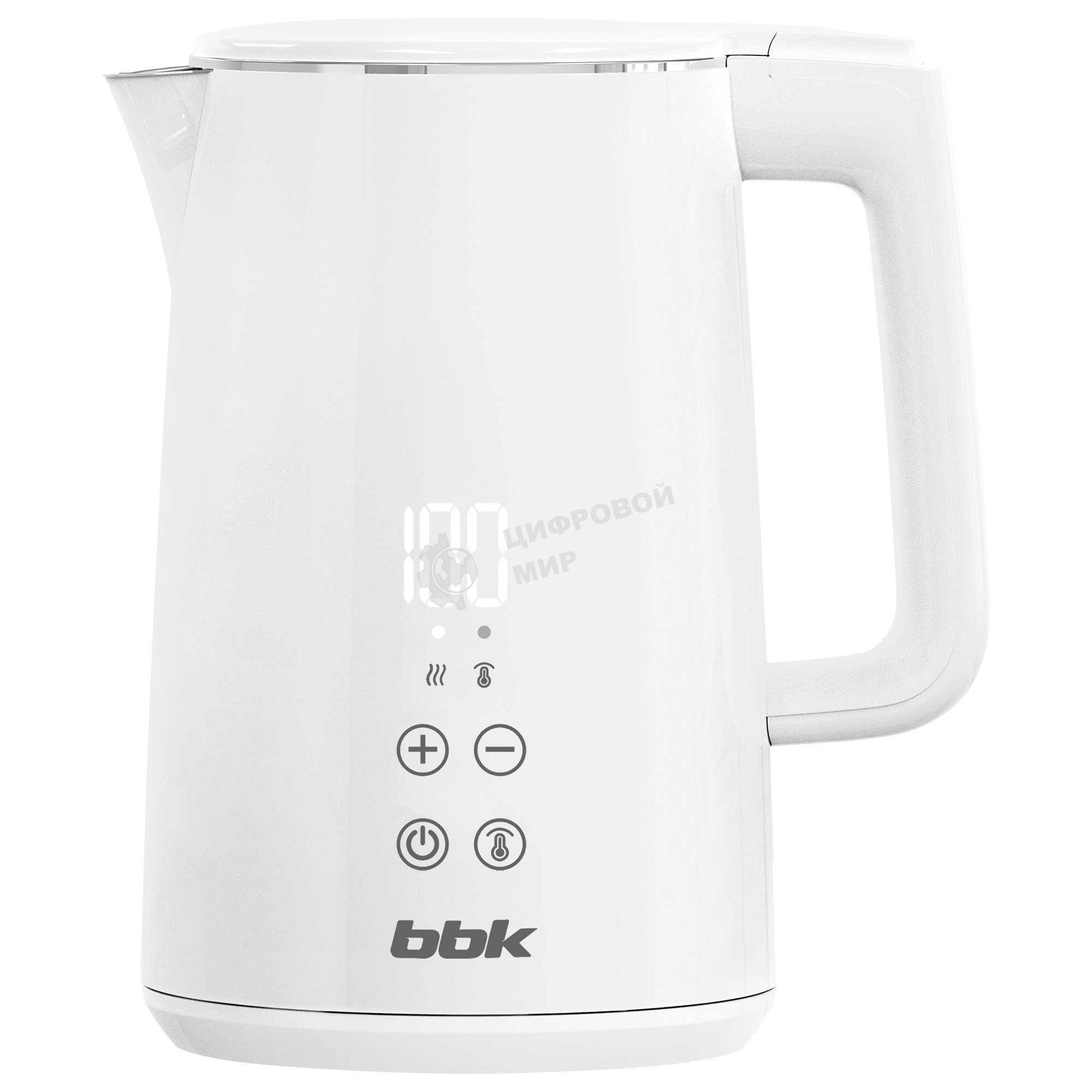 Чайник электрический BBK EK1500 2200 Вт, 1.5 л, белый