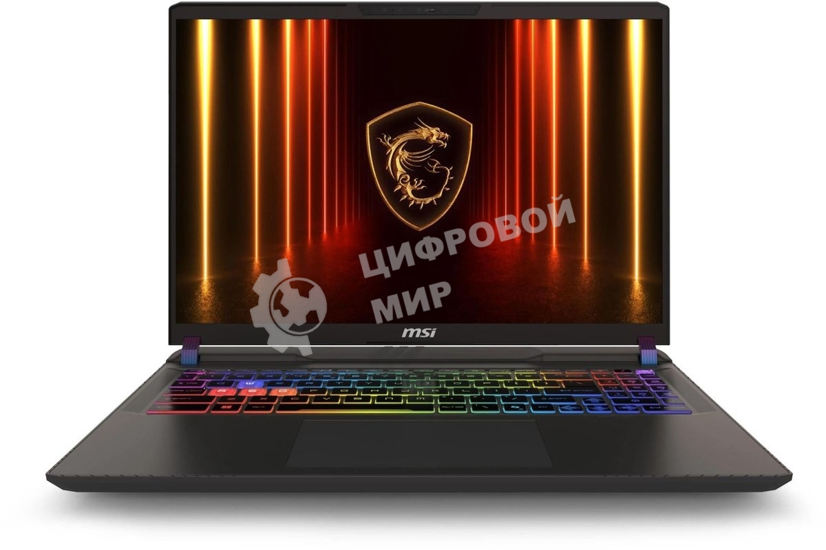 Ноутбук MSI Vector HX AI A2XWHG-080XRU серый Core Ultra 7 255HX 32Gb SSD 1Tb NVIDIA GeForce RTX 5070Ti 12Gb 16