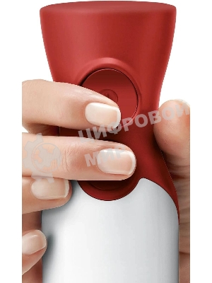 Блендер погружной Bosch MSM64110 450 Вт, белый/красный