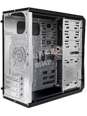 Компьютерный корпус Minitower ExeGate BA-202-UNS450 (mATX, БП UNS450 с вент. 12см, 2хUSB, аудио, черный)