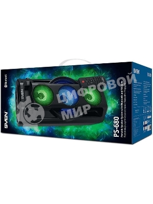 Колонка портативная SVEN АС PS-680 черный 65W 1.0 BT