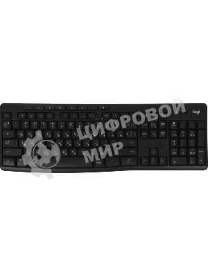 Комплект клавиатура+мышь Logitech MK370 беспроводной, USB, чёрный
