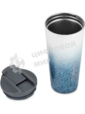 Термокружка для напитков Rondell Nubes RDS-1969 0.6 л. серо-голубой, картонная коробка
