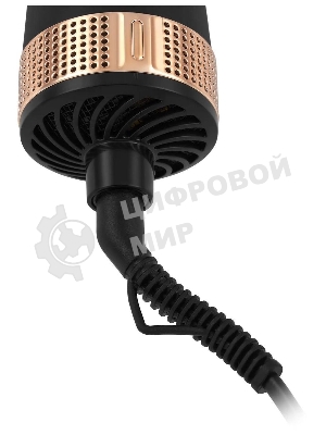 Фен-щетка Hyundai H-HB0115 черный, 1200 Вт, ионизация