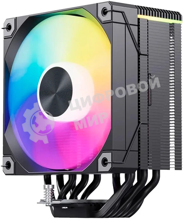 Устройство охлаждения(кулер) Bloody AC-12 ARGB Soc-AM5/AM4/1200/1700/1851 черный 4-pin 14-26dB Al+Cu 230W 582gr Ret (AC-12-ARGB230-BK)