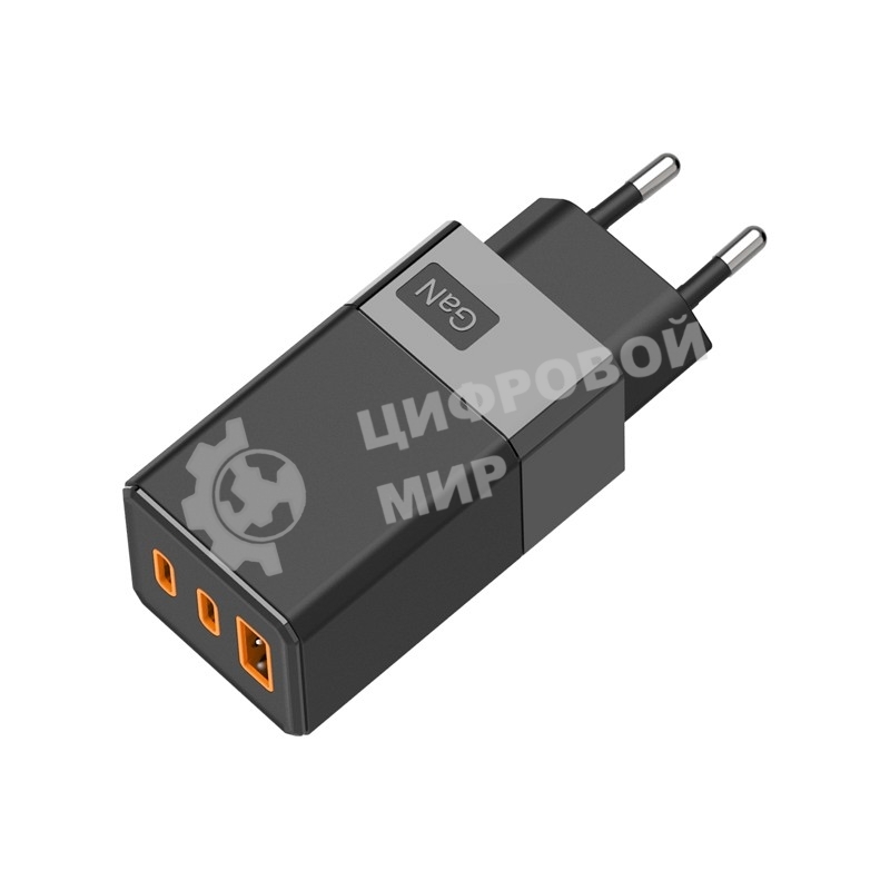 Сетевое зарядное устройство Rexant USB-A и 2 USB-C, 65Вт