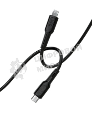 Кабель MORE CHOICE (4620202553249) K63ia 2м USB 3.0A PD 27W для Lightning ng 8-pin Type-C - 2м, черный