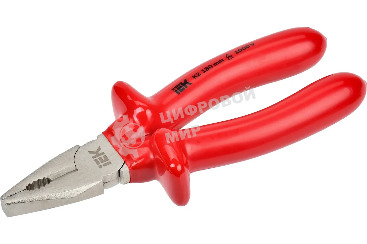 Пассатижи IEK ARMA2L 3 (A2L3-PL20-K2-180) диэлектрические Profi 180 мм 1000В