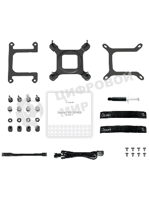 Система охлаждения Ocypus Sigma L24 PRO BK IPS Display/черный/290W/All Intel/AMD AM*/Screws