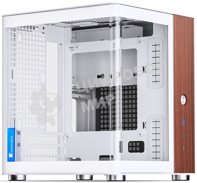 Компьютерный корпус без блока питания Case JONSBO TK-0 белый, Desktop SFF, TG, no fan, 1xUSB-A 3.2 + 1xUSB-C 3.2, SFX PSU Support, mITX белый