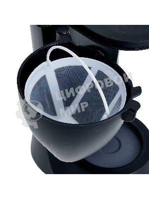 Кофеварка капельная Delta DL-8153 черный, исп. кофе - молотый, 0,6 л, 600 Вт