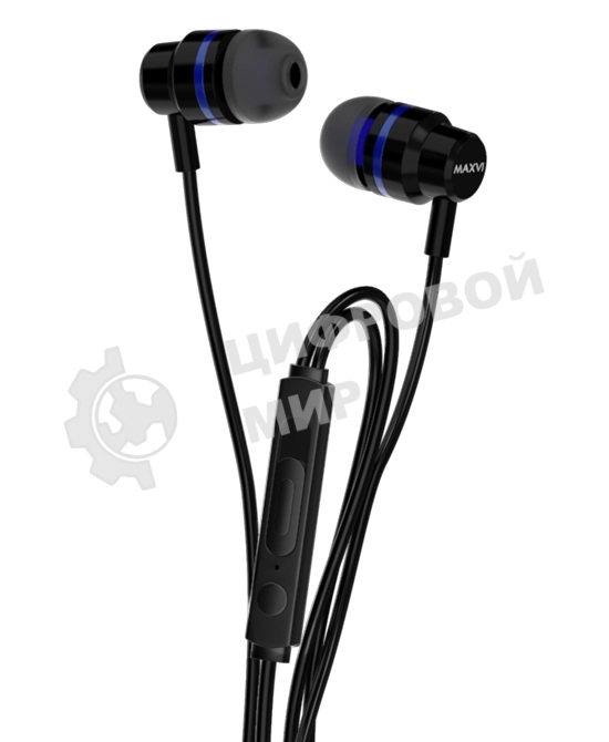 Стереогарнитура Maxvi MHF-04 black-blue