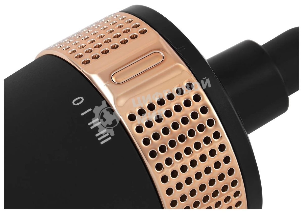 Фен-щетка Hyundai H-HB0115 черный, 1200 Вт, ионизация