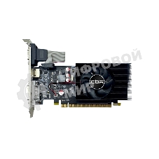 Видеокарта CBR GeForce GT 730, 2 GB DDR3, 128 bit, HDMI, DVI-D, VGA, GPU 700 MHz