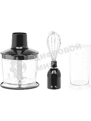 Блендер погружной Aresa AR-1124 серебристый, 800 Вт, плавная регулировка, турбо