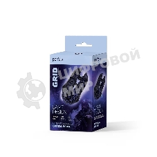 Мышь проводная оптическая Perfeo GRID, 4 кн, USB, черный, GAME DESIGN, 7 цв. подсветка, 800-1600 DPI PF_A4800