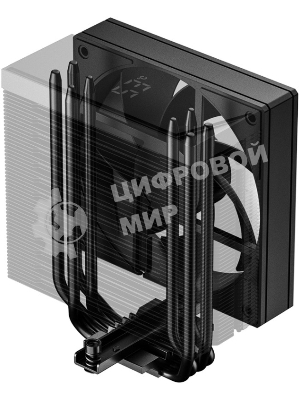 Кулер для процессора ID-COOLING FROZN A410 TD LGA1851/1700/1200/115X/AM5/AM4 (10шт/кор, TDP 220W, PWM, 4 тепл.трубки прямого контакта, FAN 120мм, черный) RET
