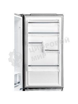 Холодильник DeLonghi DCS 19NFI IS DAMIANO серый двухкамерный 230/100л морозилка снизу, No Frost