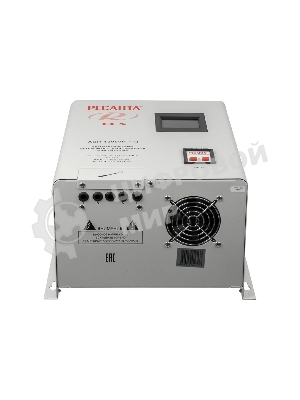 Стабилизаторы напряжения Ресанта АСН-12000/Н1-Ц 63/6/22 Стабилизатор Lux 220В±8%, Габ. 305х190х360, Вес 19,5кг