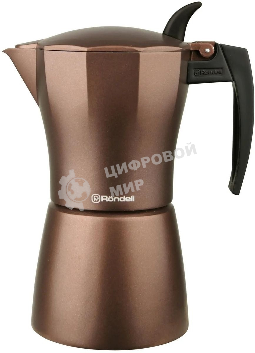 Гейзерная кофеварка Rondell Kortado RDA-995, коричневый