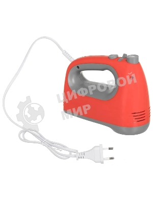 Миксер ручной Hyundai HYM-H4511 500 Вт, красный/серый