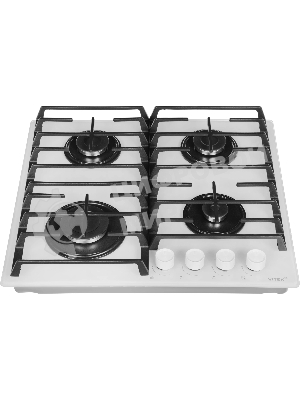 Газовая варочная панель Vitek VGH 6420 WG стекло белое