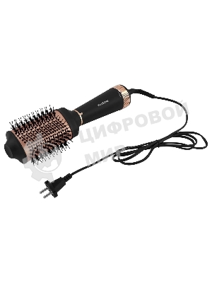 Фен-щетка Hyundai H-HB0115 черный, 1200 Вт, ионизация