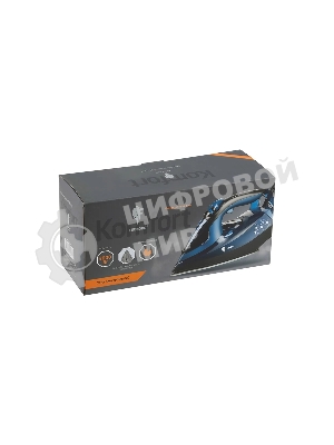 Утюг LEONORD LE-1801 черно-синий (3000 Вт, пар, спрей, пар. удар, самооч.,керамическая подошва)