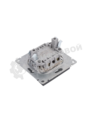 Выключатель 2-кл. СП Афина 10А IP20 механизм графит Universal A0023-Gr