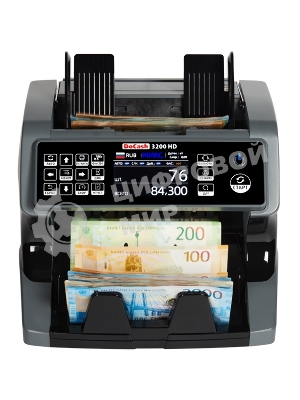 Счетчик банкнот DoCash 3200 HD автоматический мультивалюта