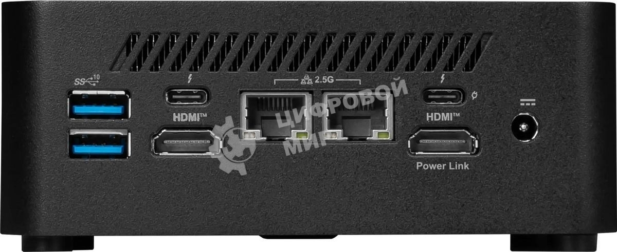 Мини ПК MSI Cubi NUC 1M-095RU Core 7 150U (1.8) 16Gb SSD 512Gb Graphics CR Win 11Pro 2xGbitEth WiFi BT 120W черный (9S6-B0B111-420)