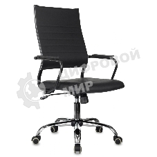 Кресло руководителя Бюрократ CH BALANCE SL Line черный экокожа крестов. металл хром