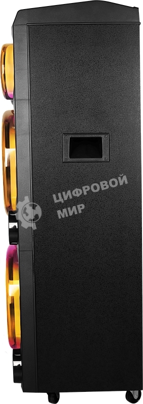 Колонка портативная Ural 23 черный 2000W 1.1 BT/3.5Jack/USB-C 15м 7000mAh (УРАЛ МОЛОТ 23)