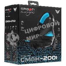 Гарнитура Crown CMGH-2001 чёрный, проводная