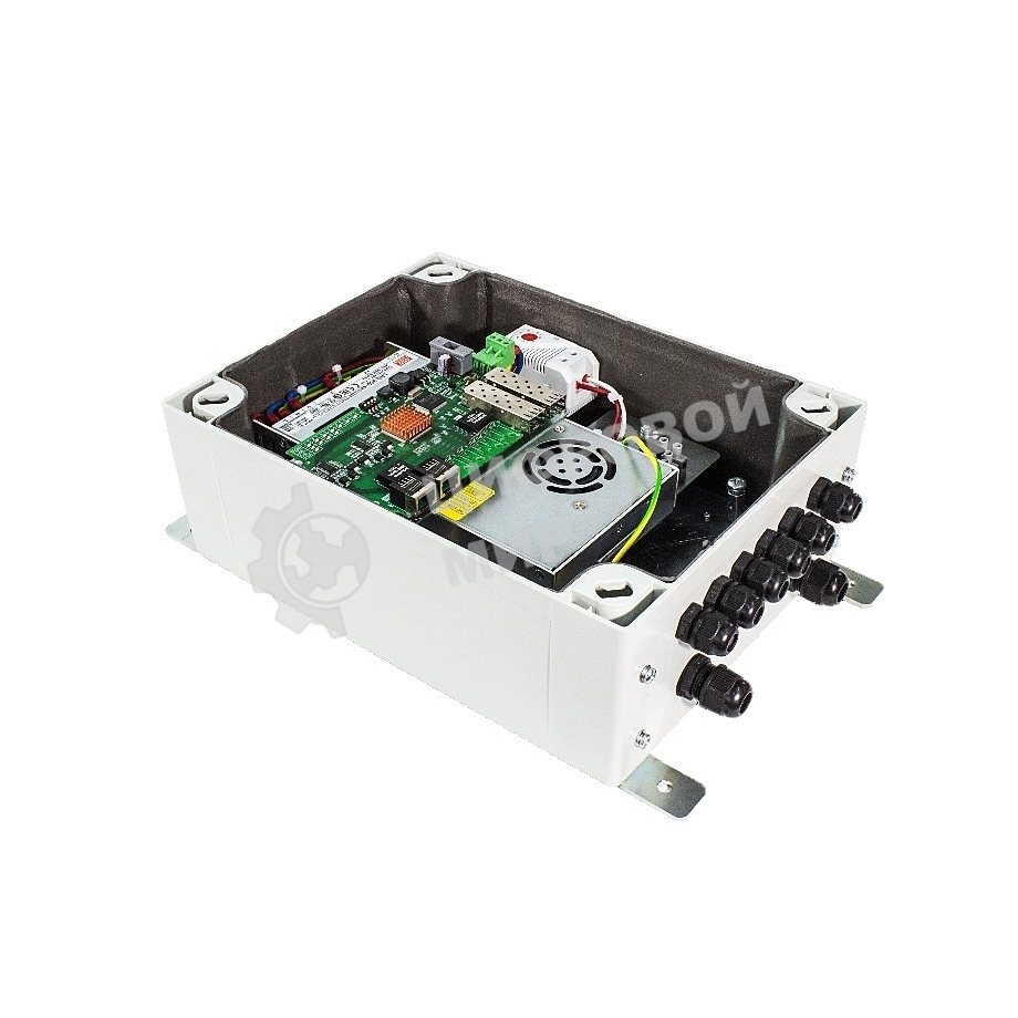 Коммутатор Релион-SW-2G-2Poe+/120W-UPS, 2×100 Мбит/с PoE+ + 2×1 Гбит/с SFP Uplink, неуправляемый