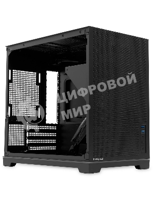 Компьютерный корпус без блока питания Case HSPD M211, Mesh Mini-tower, Black, TG, 0.7 SPCC, no fans,mATX, mITX, 175/330/150мм, 2x2.5