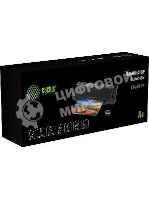 Ламинатор Cactus CS-LAB-F1, 2 вала, A4, 125мкм, 250 мм/мин