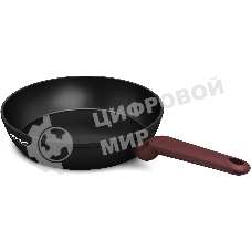 Сковорода Rondell Bojole RDA-2025 круглая 28см покрытие: Xylan Plus ручка несъемная (без крышки) черный