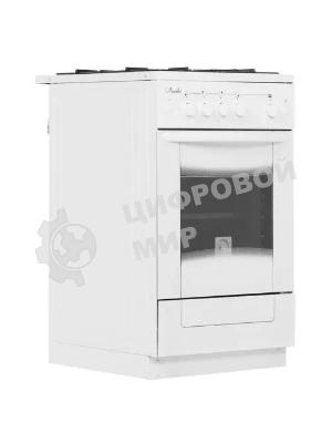 Плита газовая Лысьва ГП 400 М2С-2У белый, конфорок 4 шт, духовка 51 л, 50 см x 84 см x 60 см