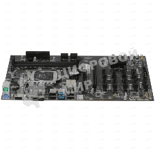 Материнская плата AFOX AFB250-BTC12EX, LGA 1151, Intel B250, 2xDDR4, 4xSATA, 1xPCIe 3.0 x16, 11xPCIe x1, 1xDVI-D, 1xVGA, 1x 100Mb LAN, 2xUSB-A 2.0, 2xUSB-A 3.2 Gen 1, ATX
