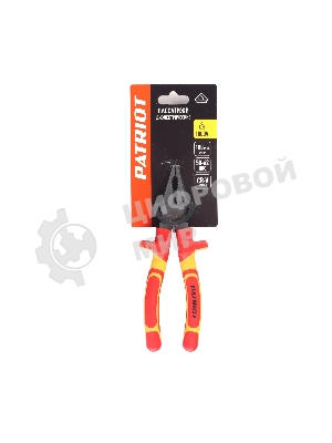 Пассатижи диэлектрические PATRIOT PCP 180 D, 1000 V, Cr-V, 180мм