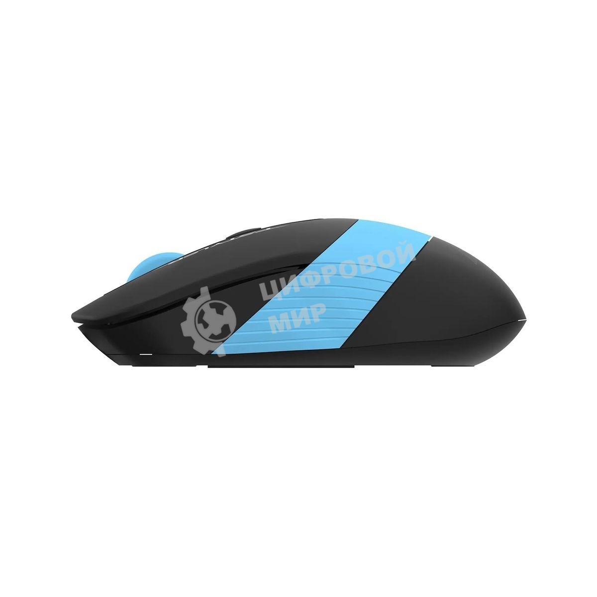 Мышь беспроводная A4Tech Fstyler FG10 черный/синий, 2000 dpi, радиоканал, USB, кнопки - 4