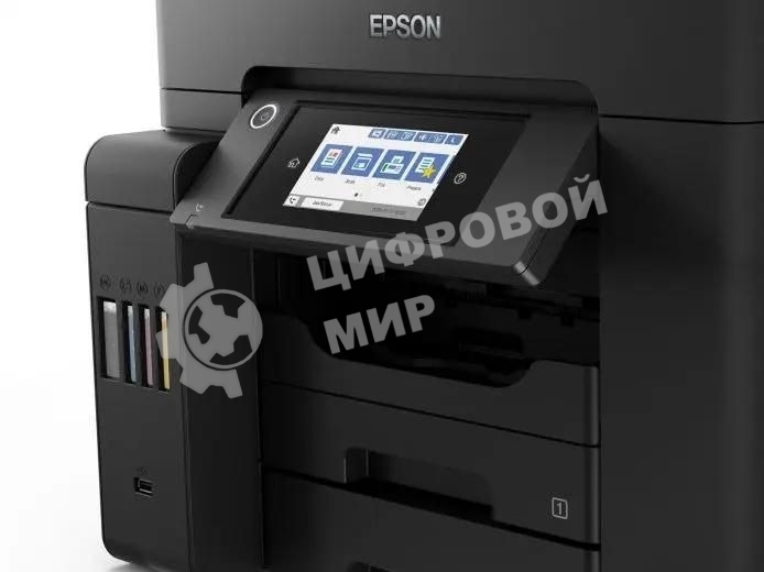 МФУ струйное Epson L6550 (C11CJ30404), A4, цветной, печ. до 25/12 стр/мин.(ч/б/цв.), скан. до 27.5 стр/мин., 4800x2400 dpi (печ.), 2400x1200 dpi (скан.), Ethernet, USB, Wi-Fi